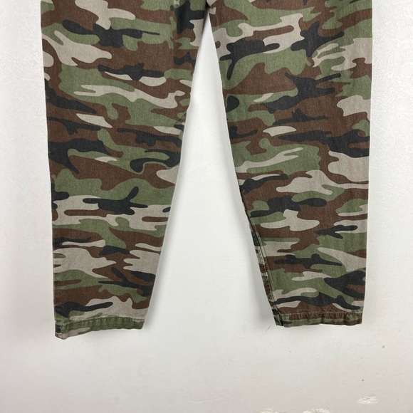 forever 21 Green Camo Print Jeans Pleated XS - Picture 9 of 11